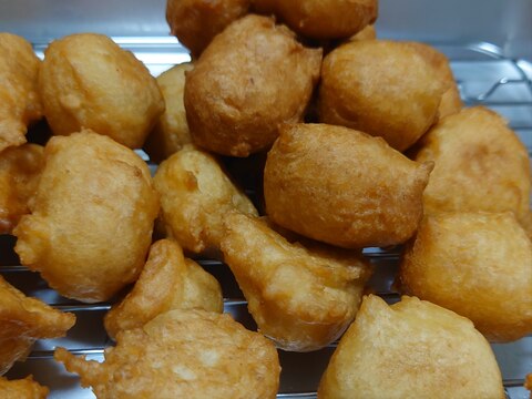 サクもち♪HMと豆腐だけ!材料2つの豆腐ドーナッツ